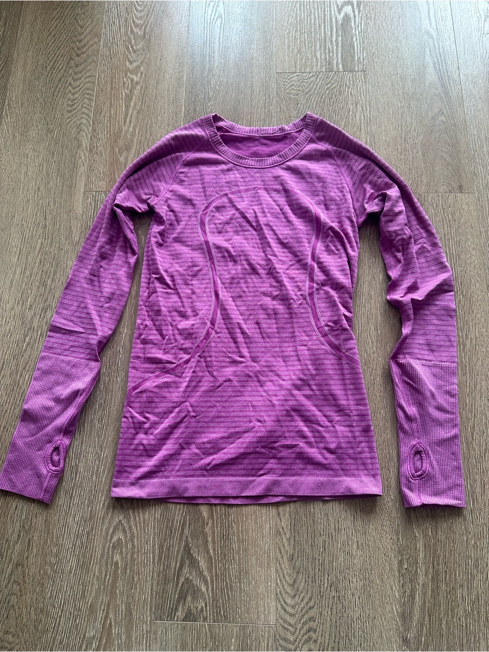 Lululemon Pink Long Sleeve Athletic Top